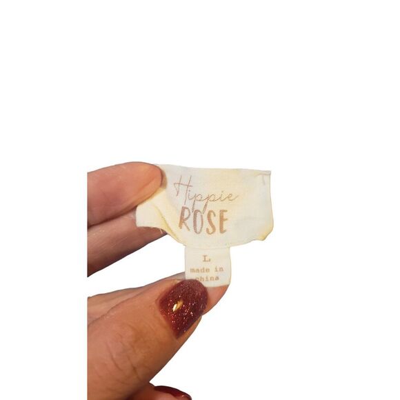 Hippie Rose Fuzzy Cropped Sweater Purple V Neck Super Soft‎ Comfy L Designer - Picture 13 of 16